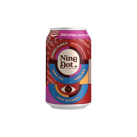 Nine Dot • Berry Punch • 10mg THC + 10mg CBG • 4-Pack