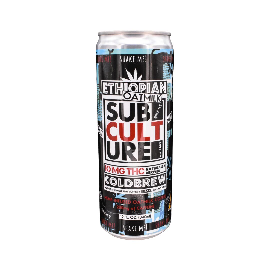 SubCulture THC-Infused Cold Brew with Oat Milk 10mg THC—4-pack