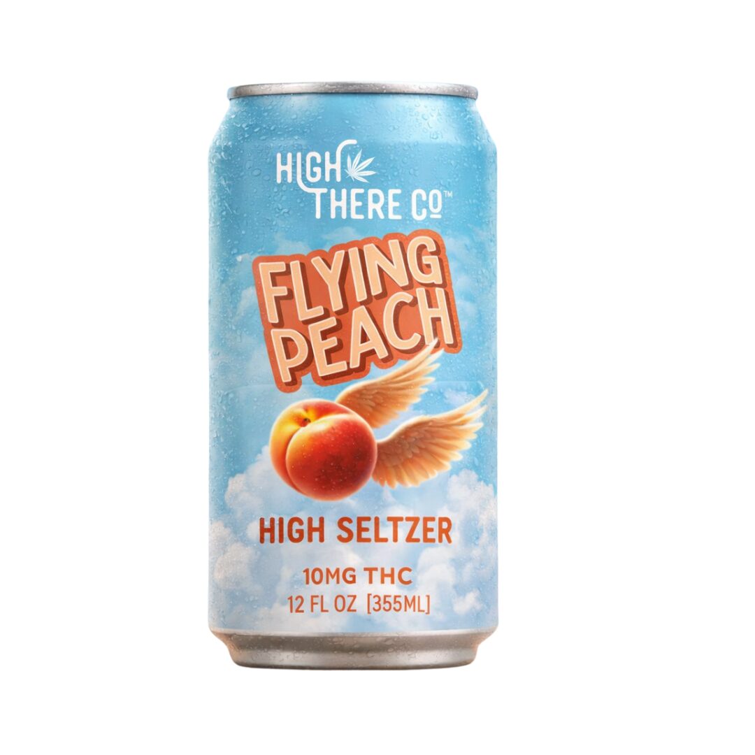 Flying Peach High Seltzer • 10MG THC • 4-Pack