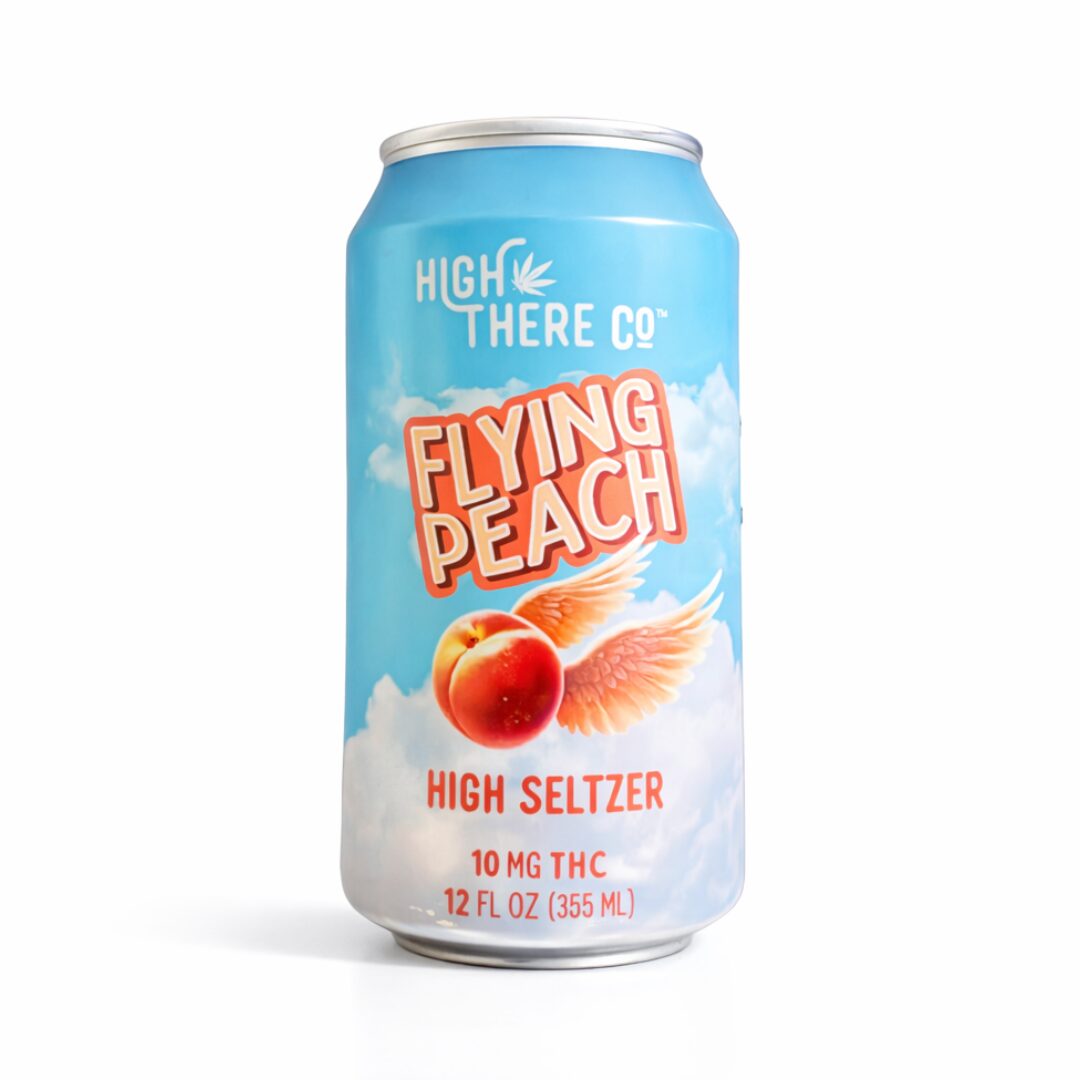 Flying Peach High Seltzer • 10MG THC • 4-Pack