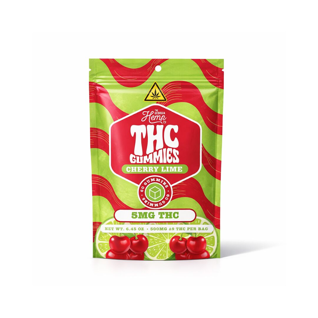 THC Gummies • 5mg THC • Cherry Lime • 60ct