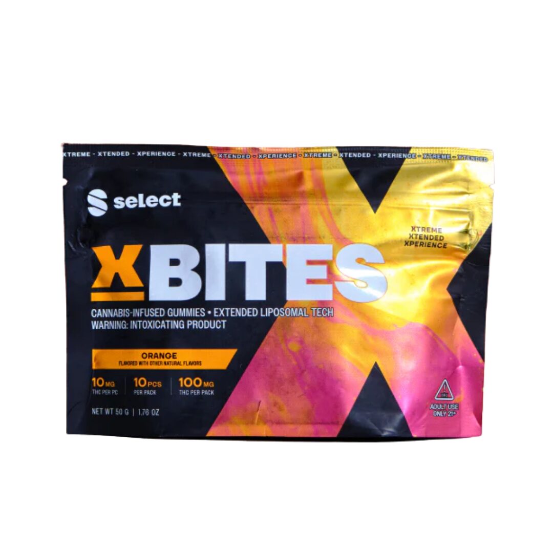 10mg Select XBites Gummies • Orange 10ct