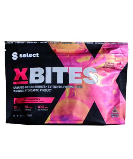 10mg Select XBites Gummies • Strawberry 10ct
