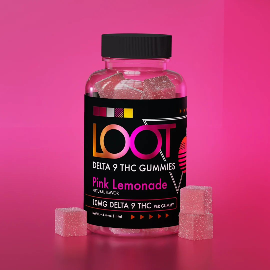 LOOT D9 - Pink Lemonade Gummies 10mg D9