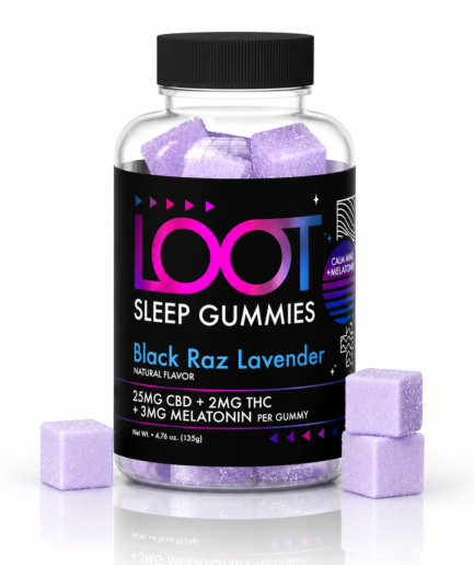 LOOT Sleep Gummies - Black Razz Lavender (30ct)