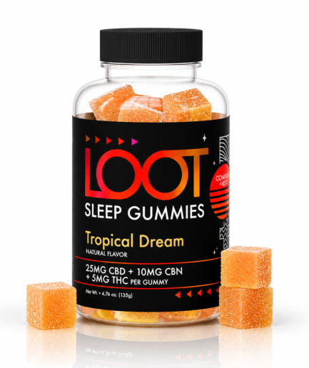 LOOT Sleep Gummies - CBD + CBN + THC (30ct)